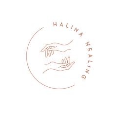 two hands holding each other in the center of a circle with the words, halina heating