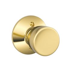 an image of a gold door knob