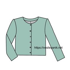 a women's cardigan sweater with buttons on the front and back, in light blue