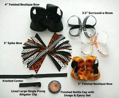 an assortment of items that include shoes, hair clips and other things to make it look like they are made out of paper