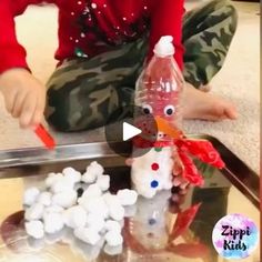 1.2M views · 2.9K reactions | Snowman in a bottle☃️❄️☃️…A super cute fine motor winter craft for preschool and kindergarten 

#craft #winter #preschool #kindergarten #finemotor... | By Zippi Kids Corner | Facebook Toddler Skills, Grandparents Activities, Craft For Preschool, Kindergarten Craft, Snowmen Activities, Preschool Winter, Fine Motor Activity, Winter Door, Winter Craft