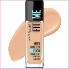 Looking for the perfect foundation fit? Maybelline New York’s Fit Me Matte   Poreless Liquid Foundation is all about fitting your skin tone and texture. Ideal for normal to oily skin types, the matte foundation’s ultra-lightweight formula features flexible micro-powders to control shine and blur pores throughout the day. With its medium coverage, the liquid foundation face makeup leaves a natural finish on the skin that is never flat or cakey. The oil-free mattifying foundation is available in 4 Best Foundation For Combination Skin, Art Deco Makeup, Quick Makeup Routine, Best Drugstore Foundation, Fit Me Matte And Poreless, Foundation For Oily Skin, Foundation Tips, Long Lasting Foundation, Bold Makeup Looks