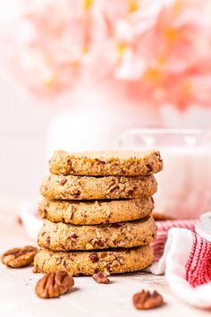 Made with simple ingredients, this pecan sandies recipe is a slice-and-bake cookie packed with toasted pecan flavor and crunch! They're the perfect cookie for any occasion. Sandies Cookies Recipes, Pecan Sandies Cookies Recipes, The Perfect Cookie, Pecan Pie Cheesecake