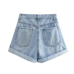 Decoration: Pockets Fabric Type: DENIM Pant Style: regular Pattern Type: Solid Fit Type: regular Style: Casual Season: Summer Waist Type: high Gender: WOMEN Item Type: shorts Closure Type: zipper fly Summer Short Pants, Denim Pants Fashion, High Waist Denim Shorts, Casual Summer Pants, Summer Shorts Denim, High Waist Denim, Summer Denim, Summer Pants, Shorts Women