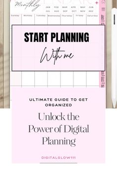 the ultimate guide to get organized for your digital planner