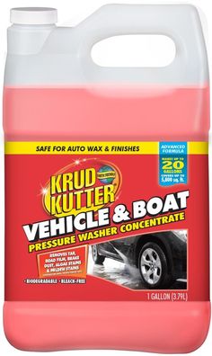 a gallon of krud kutter vehicle and boat washer concentrate