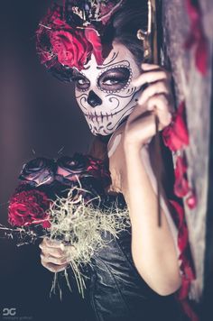 Maquillage Halloween Simple, Make Up Foundation, Sugar Skull Art