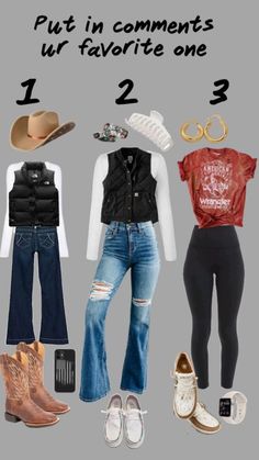 Womans Country Outfits, Outfits To Wear With A Cowboy Hat, Southern Fall Outfits 2023, Cute Farm Girl Outfits, Amazon Country Outfits, Cowgirl Outfits Simple, 4h Outfits, Western Everyday Outfits, Western Vacation Outfits