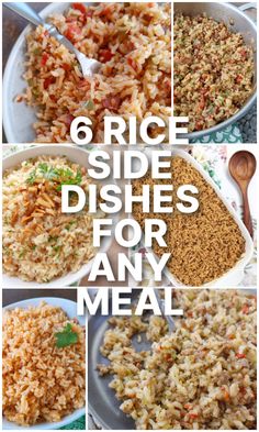 six rice side dishes for any meal