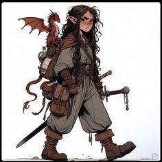 Dnd Outfits Barbarian, Lord Of The Rings Character Art, Aarokakra Dnd, Dnd Hadozee, Rock Gnome Dnd Female, Dnd Deep Gnome, Dnd Ranger Art, Female Gnome Character Art, Forest Gnome Dnd Female