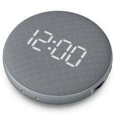 an alarm clock is shown with the time on it's face and numbers displayed