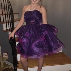 Zipper Is Broken, Other Then That Good Condition Waltz Dresses, Waltz Dress, Hoco Dress, Hoco Dresses, Waltz, Color Purple, Colorful Dresses, Prom Dresses, Prom