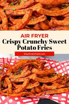 air fryer crispy crunchy sweet potato fries