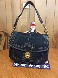 Coach Legacy Limited Edition Signature C Shoulder Bag H0668-10340 | eBay Coach Ergo 9035, Coach Legacy, Dream Bag, Pocket Organizer, Antique Brass Hardware, Beautiful Bags, Cute Tattoos, World Of Fashion, Leather Trims