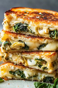 This spinach artichoke grilled cheese is creamy, crispy, and irresistible! It transforms your favorite dip into total sandwich heaven.