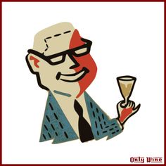 a man holding a wine glass in his hand