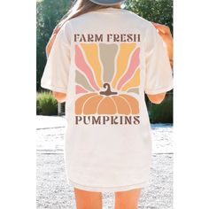 Get into the festive spirit this season with our adorable retro pumpkin shirt! Perfect for celebrating Thanksgiving or enjoying a cozy fall day, this cute fall shirt features a vibrant design that showcases the charm of pumpkin season. Whether you're heading to a pumpkin patch or hosting a Halloween party, our retro Halloween tee is a delightful choice. It's not just a shirt; it's a fun way to show off your love for autumn and all its festivities. This retro pumpkin shirt also makes a fantastic Cute White Fall Shirt, Cute White Shirt For Fall, Retro Graphic Print Tops For Fall, White Short Sleeve Shirt For Fall, Fun Fall Top With Letter Print, Fun White T-shirt For Fall, Retro Orange T-shirt For Fall, Fun Letter Print Top For Fall, Fun Letter Print Tops For Fall