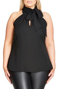 City Chic Bow Top (Plus Size) available at #Nordstrom Pregnant Style, Plus Size Maternity Dresses, Plus Size Tips, Bow Top, Book Character, Jazz Dance, Top Plus Size, Plus Size Womens Clothing, Big Girl