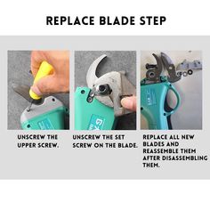 the instructions on how to use a repair tool