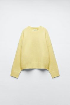 Yellow Sweater Outfit, Yellow Knit Sweater, Long Knit Cardigan, Yellow Knit, Zara Sweater, Yellow Sweater, Casual Winter Outfits, Knit Crop Top, Tinted Moisturizer