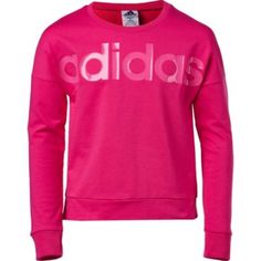 New With Tags! *Crewneck *Long Sleeves *Ribbed Cuffs & Collar *Side Vents *Cotton Pink Sportswear Tops With Ribbed Cuffs, Adidas Sportswear Pink Top, Pink Adidas Crew Neck Top, Adidas Pullover, Purple L, Toddler Jacket, Adidas Sweater, Adidas Girl, Pullover Windbreaker