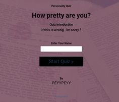 a screen shot of the homepage for peepypey