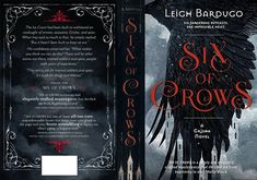 a book cover for six of crows