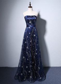 Navy Blue Evening Dress, Navy Blue Prom Dress, Blue Evening Dress, Navy Blue Prom Dresses, Long Formal Dress, Color Rush, Long Evening Dress, Blue Evening Dresses, Mob Dresses