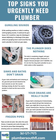 a poster with instructions on how to use plumbing