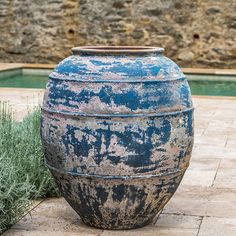 Trastevere Planter Vicolo Mare Planter Large Ceramic Planters, Terra Cotta Pottery, Outdoor Living Decor, Planter Pots Outdoor, Outdoor Pots, Pottery Planters, Ceramic Jars