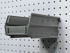 Triton BinClip is a unique design that makes it easy to mount Plastic Hanging Bins on all pegboard and DuraBoard sizes. They provide additional storage opportunities on a pegboard for those hard to store parts and tool accessories. LocBin's or any plastic hanging bin can be mounted on the BinClip individually anywhere on the pegboard to securely hold loose parts, tool accessories or heavy, odd-shaped or precision tools along with hardware items. Pegboard BinClips provide a visible and interchangeable bin system for any size pegboard and offer a unique storage opportunity to keep accessory items and small parts neat and organized near the tools that are being stored on a pegboard. Triton Products DuraHook 5-Piece Steel Pegboard Hook in Chrome (2.1875-in W x 2.1875-in H) | 77500 Steel Pegboard, Pegboard Storage, Stackable Bins, Bin Storage, Precision Tools, Unique Storage, Loose Parts, Garage Shop, Organization And Storage