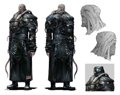 the concept art for star wars character designs