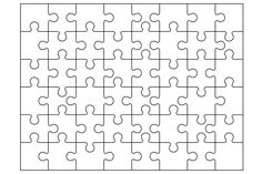 the missing puzzle piece is shown in black and white