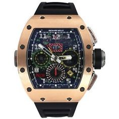 Richard Mille RM 11-02 GMT Rose Gold Titanium Rubber Automatic Watch 689289775108 | eBay Hublot Watches Men, Richard Mille Watches, Hublot Watches, Most Expensive Watches, Swiss Army Watches, Watches Rolex, Best Watches For Men, Expensive Watches, Richard Mille