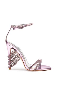 JASIME-PINK STILETTO SANDAL Shoes Runway, Pink Stiletto Heels, Diamond Heels, Pink Stilettos, Dr Shoes, Pink Chrome, Pretty Shoes Sneakers, Shoes Heels Classy, Cute Shoes Heels