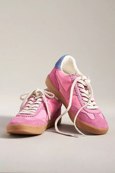 Dolce Vita Notice Sneakers | Anthropologie Dolce Vita Sneakers, Tie Styling, Raffia Sandals, Western Style Boots, Cute Sneakers, Metallic Heels, Pink Sneakers, Blue Fits, Tie Styles