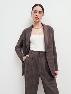 Women's New Clothing | Reformation Mason Pant, Pleated Pants, Clothing Hacks, Who What Wear, Modest Outfits, Fashion Pants, Single Breasted, New Black