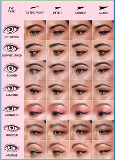 The right way to apply eyeliner for Hooded eyes step by step with these easy tutorial for Hooded droppy eyelids - How to do eyeliner on Hooded Eyes - Best eyeliner tutorial - Hooded Eyes eye makeup tutorial for beginners - How to lift your eyes with eyeliner - winged eyeliner tutorial - droppy eyelids - Hooded droppy eyes - aging eyes eyeliner tutorial #MakeupTrends #BeautyGuru #TrendyTips #MakeupMagic #GlamGoals Drawing Eyebrows, Monolid Eye Makeup, Almond Eye Makeup, Hooded Eye Makeup Tutorial, Eyeliner Stamp, Monolid Makeup, Eyeliner For Hooded Eyes, Bentuk Alis, Art Of Drawing