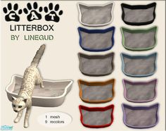 the litter box by lineguld is filled with sand and water