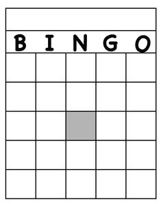 Blank Bingo Cards -7.5 x 9.5 - Creative Shapes Etc. Blank Bingo Template, Bingo Cards Printable Templates, Blank Bingo Board, Business Card Dimensions, Blank Bingo Cards, Free Bingo Cards, Fun Learning Games, Bingo Template, Preschool Lesson Plan