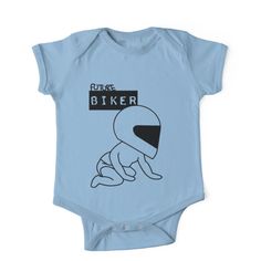 Soft and durable One-Piece - Short Sleeve kids clothing. Solid colors are 100% cotton, heather colors are cotton blends. Range of color options. Future Biker Baby Biker Baby, Biker Outfit, Baby One Piece, Baby Baby, Kids Clothing, Color Options, Solid Colors