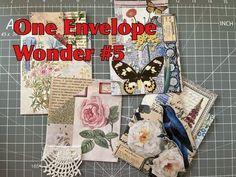 One Envelope Wonder #5 - Two Pockets From One Envelope - YouTube Midori Notebook, Paper Pocket, Art Therapy Projects, One Sheet Wonder, Life Journal, Pocket Cards, Diy Journal, Nature Journal