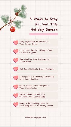 i’ve learned that staying radiant during the holiday season is all about taking care of myself, even when things get hectic. here are 8 little things i do to feel my best — and trust me, they really make a difference. hope they help you glow too!

#selfcare #glowup #holidayseason #wellness Taking Care Of Myself, Wellness Habits, Winter Bucket List, Dewy Makeup, Tired Eyes, Take Care Of Me, Make A Difference, How To Better Yourself, Trust Me