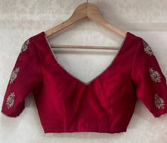 This Womens Blouses item by IsacreationIN has 7 favorites from Etsy shoppers. Ships from India. Listed on Jul 4, 2024 Indian Blouse Designs Latest Simple, Red Silk Blouse Designs, Heart Shape Blouse Design, Modest Blouse Designs, Georgette Blouse Designs, Red Blouse Design, 50 Blouse Designs, Blue Blouse Designs, Blouse Lehenga