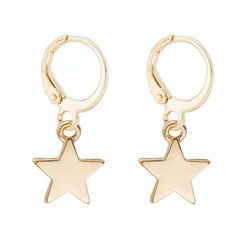 Gold Star Dangle Earrings for Women Hollywood Sensation® Star Dangle Earrings, Huggie Earrings Gold, Preppy Jewelry, Girl Jewelry, Birthday Wishlist, Huggie Earrings, Girly Jewelry, Gold Star, Jewelry Inspo