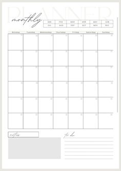 a printable calendar with the date and month on it