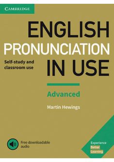 the book cover for english pronouncation in use