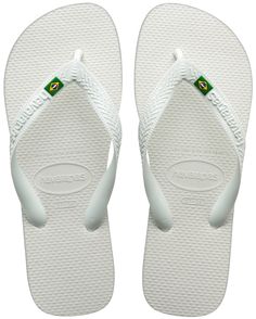 Brazil Logo, Logo Flip Flops, Pool Shoes, Dr Shoes, White Flip Flops, Rubber Flip Flops, Havaianas Flip Flops, A Flag, Summer Flip Flops