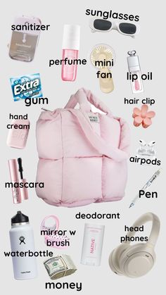 Road Trip Bag, Road Trip Kit, School Emergency Kit, School Backpack Essentials, Everyday Bag Essentials, School Bag Essentials