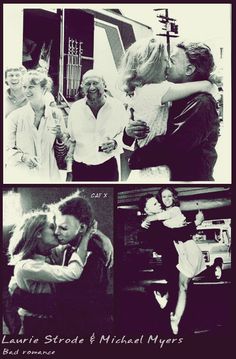 black and white photo collage of people kissing